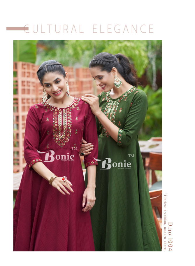 Honey By Bonie Amazing Thread Work Designer Kurti Wholesale Price In Surat